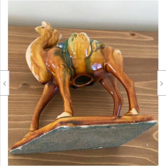 Camel Ceramic Figurine Vintage Animal Decorative Ornament 6.5" Tall - Picture 7 of 8